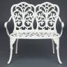Скамья Secret De Maison Symphonie  алюминиевый сплав, 95х56х92см, butter white butter white алюминиевый сплав