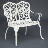 Скамья Secret De Maison Symphonie  алюминиевый сплав, 95х56х92см, butter white butter white алюминиевый сплав