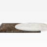 Столешница мраморная Marble коричневый мрамор 700х700х20 мм